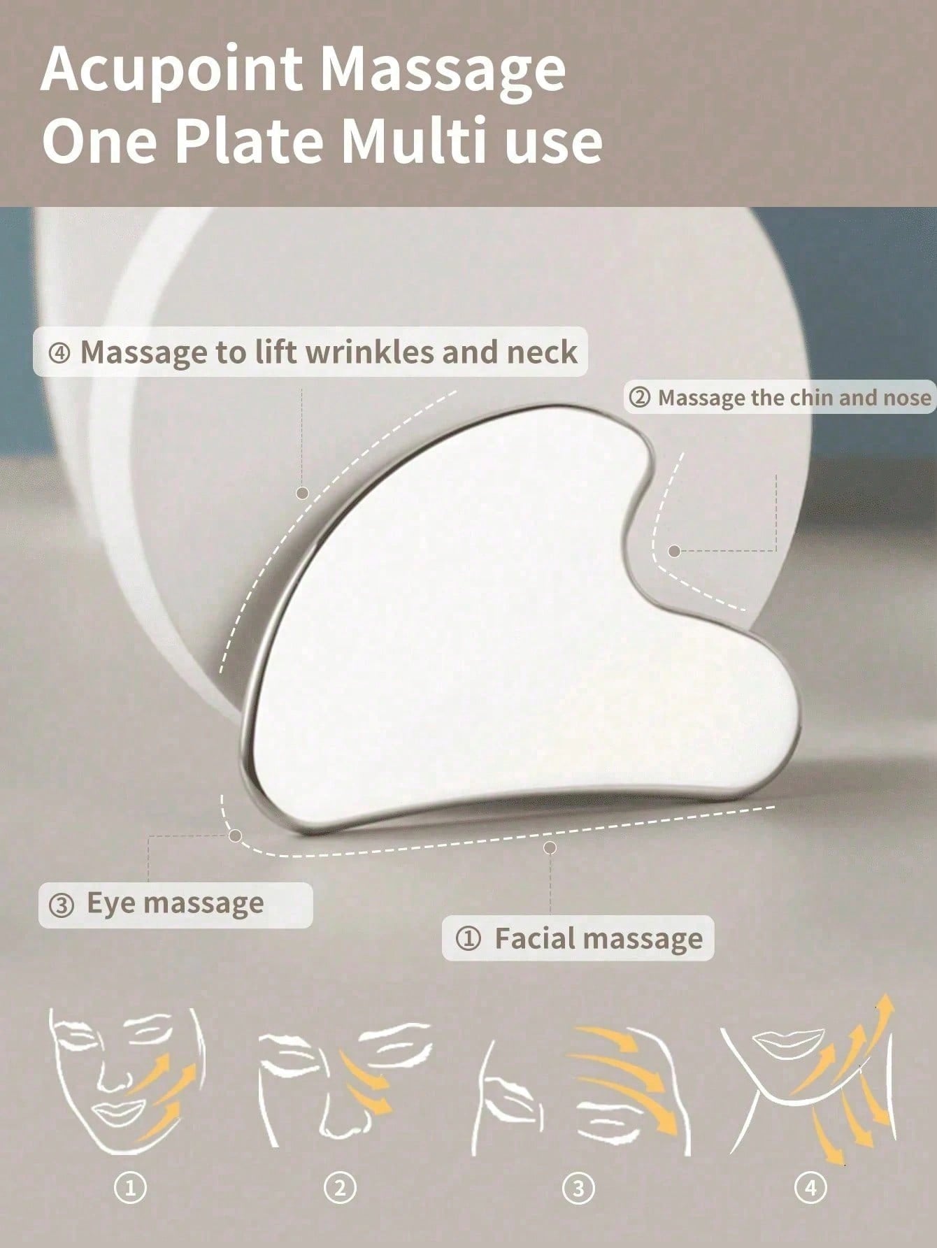 Heart-shaped Stainless Steel G - Skincare Indonesia incelemesi ve fiyatı
