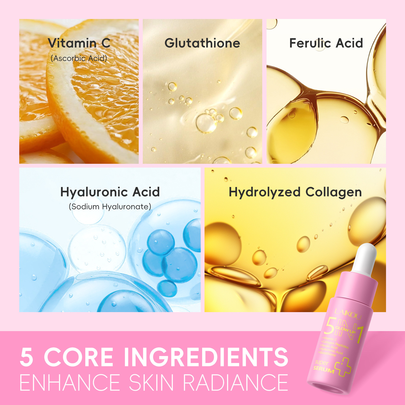LAIKOU 5 in 1 Brightening Esse - Ferulic Acid Serum incelemesi ve fiyatı