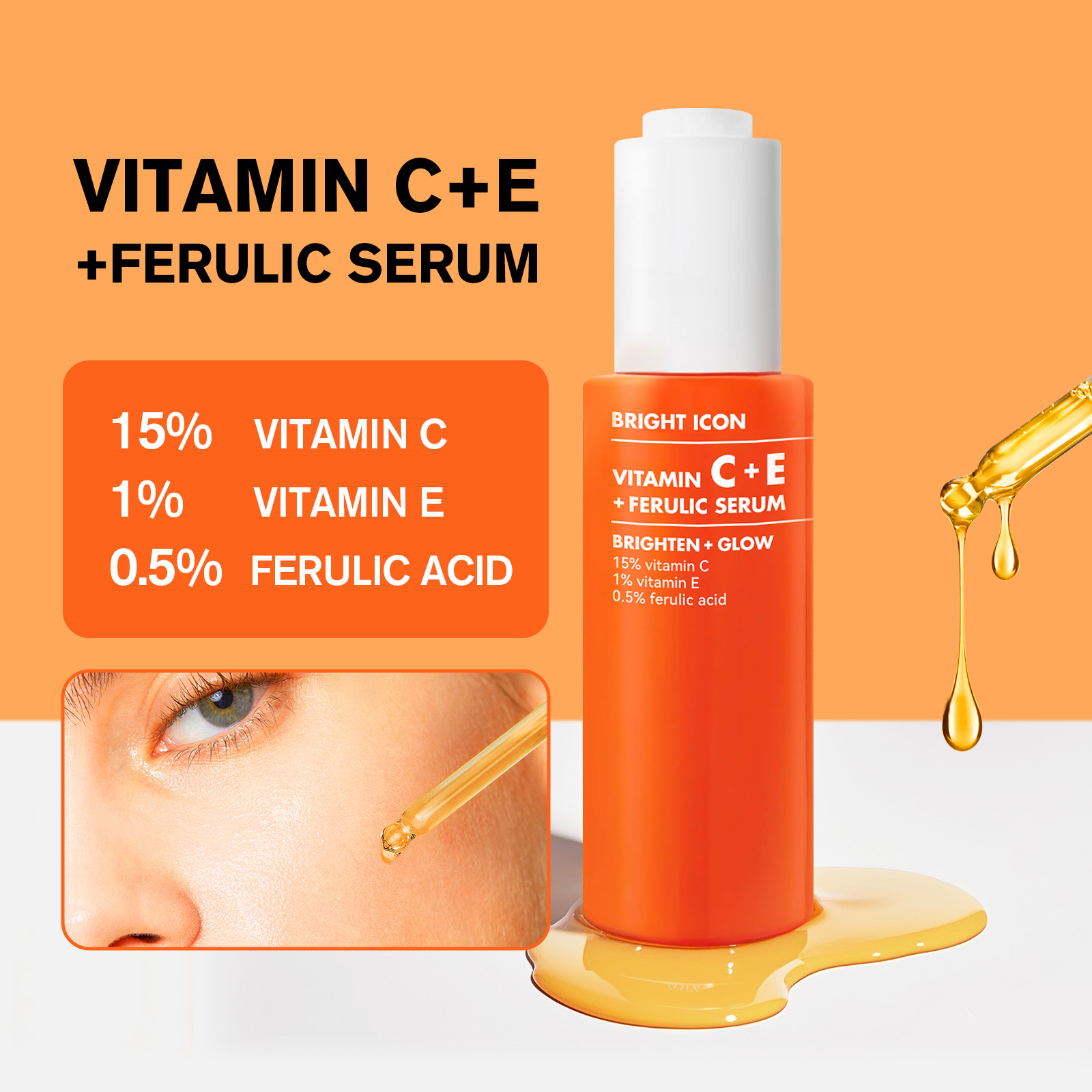 Vitamin C+E Serum for Eye Bag  - Ferulic Acid Serum incelemesi ve fiyatı
